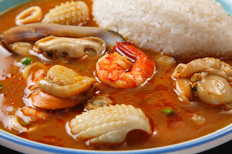 シーフードカレー